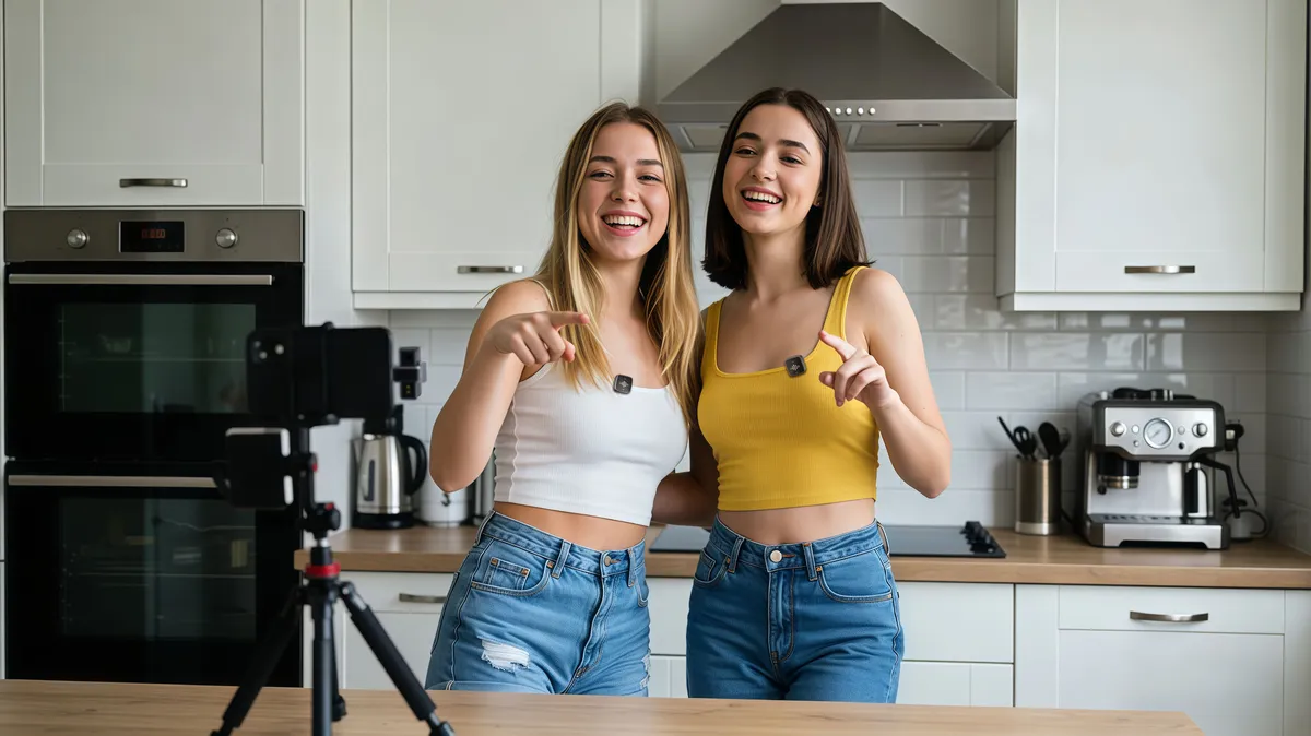 Vloggerek LUUCCO AirMic-kal